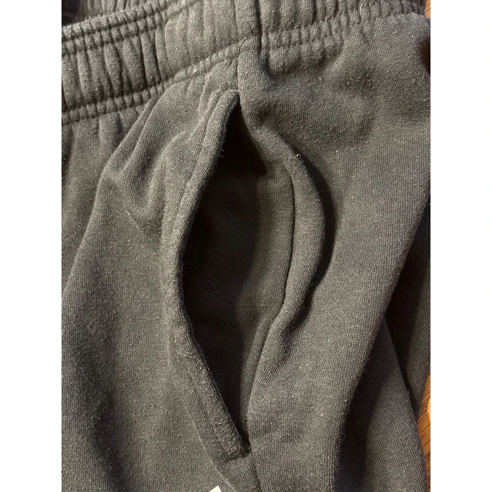 Adidas Golf Mens Black Fleece Joggers‎ Sweatpants Small Drawstring Logo